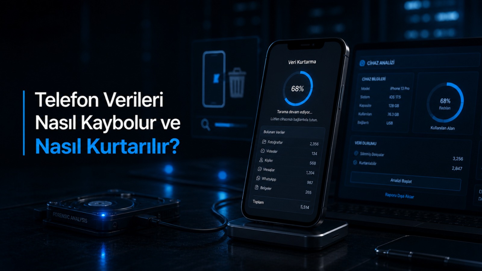 Telefon Verileri Nasıl Kaybolur ve Nasıl Kurtarılır?
