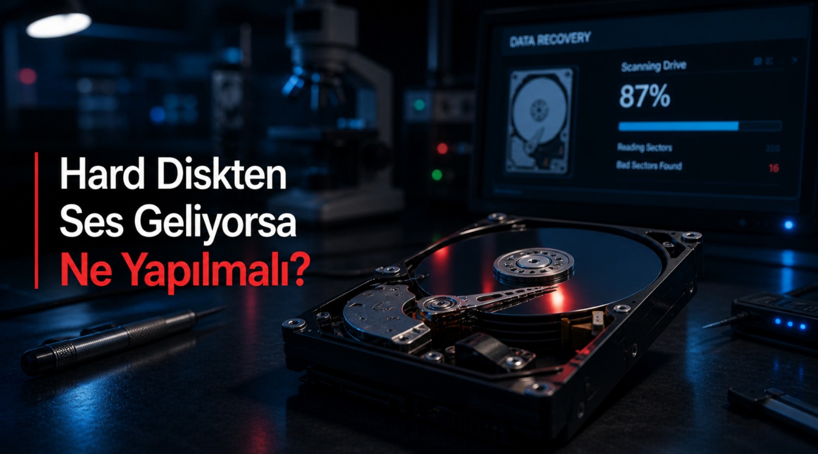 Hard Diskten Ses Geliyorsa Ne Yapılmalı?