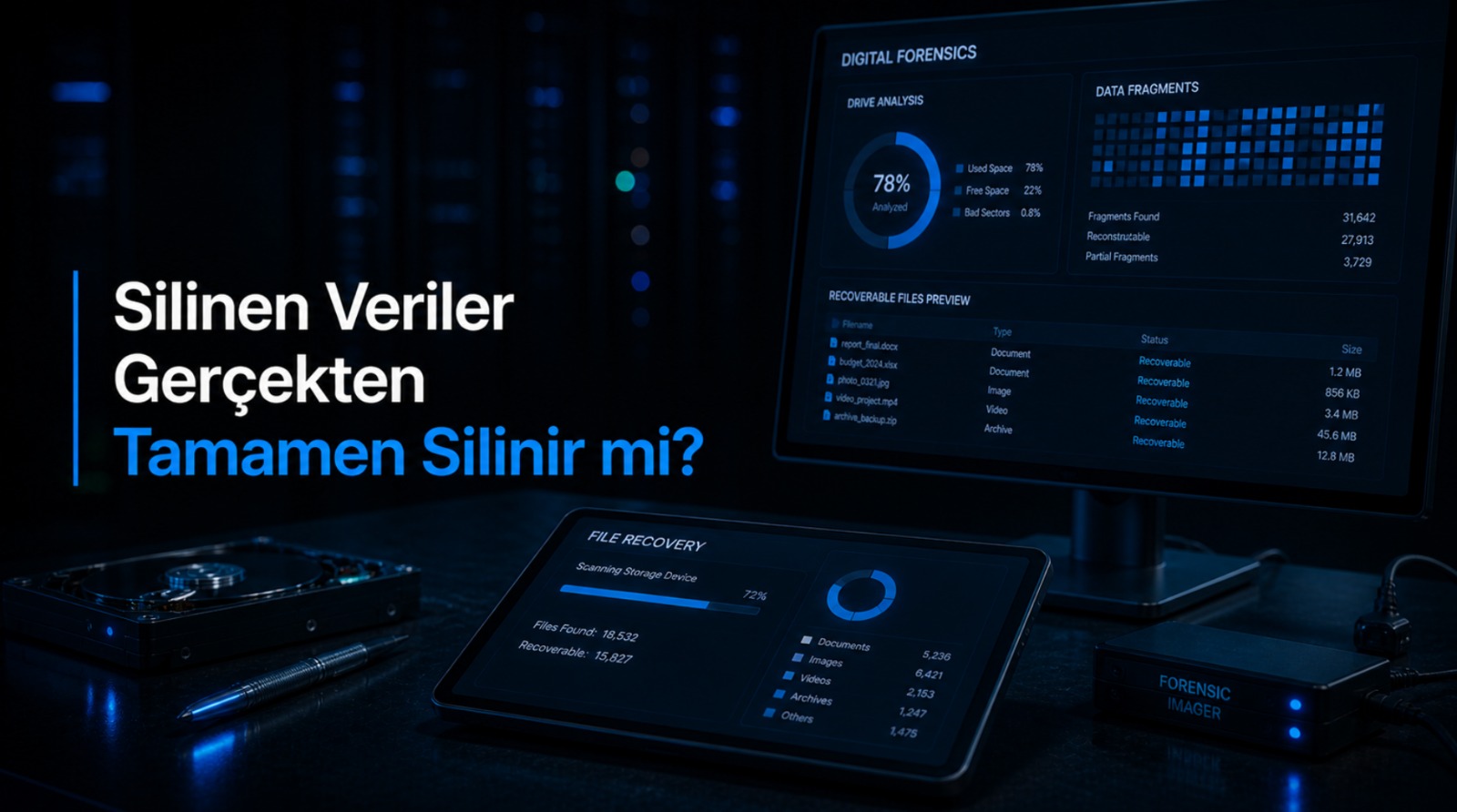 Silinen Veriler Gerçekten Tamamen Silinir mi?